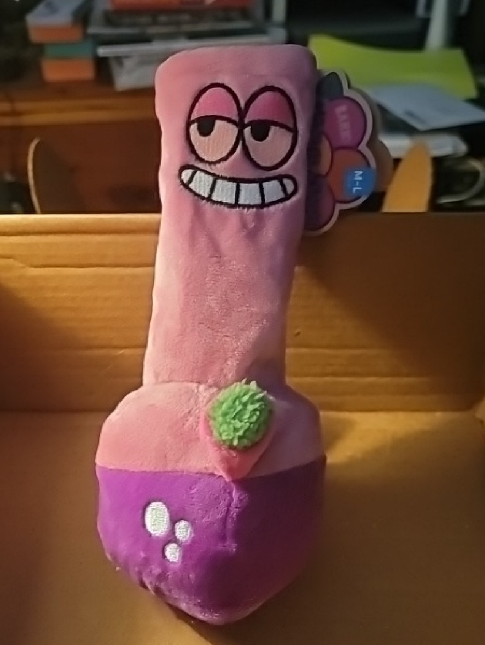 Plush Pink & Purple Character Toy - Soft Kids Plush